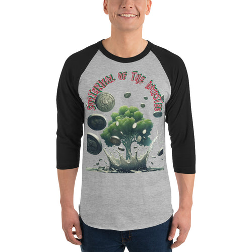 3/4 sleeve raglan shirt